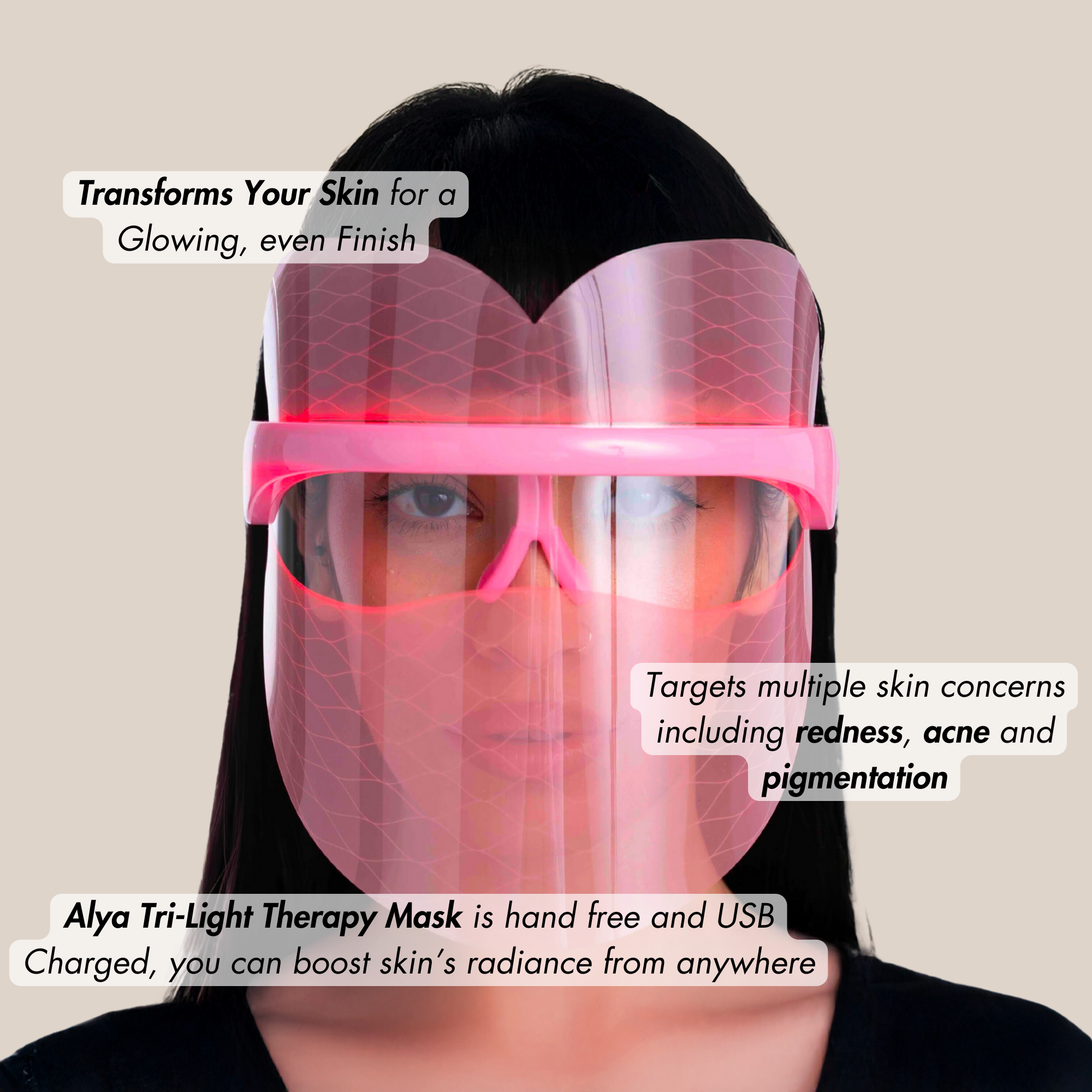 Alya® - Tri-Light Therapy Mask